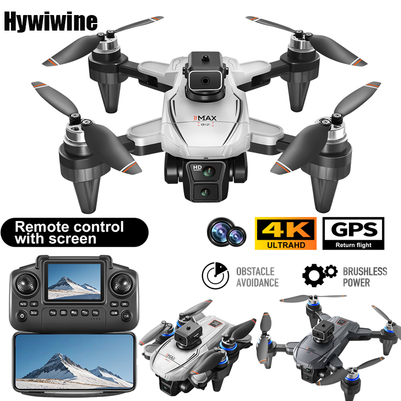 Drone Camera 4K - GPS RC Drone With Screen 4K