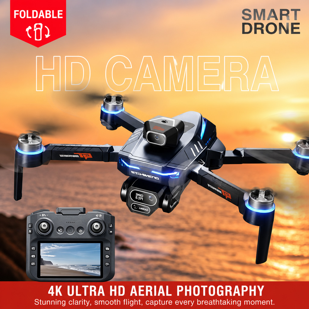 Drone Camera Professional - GT8 GPS Drones 360° Obstacle Avoidance