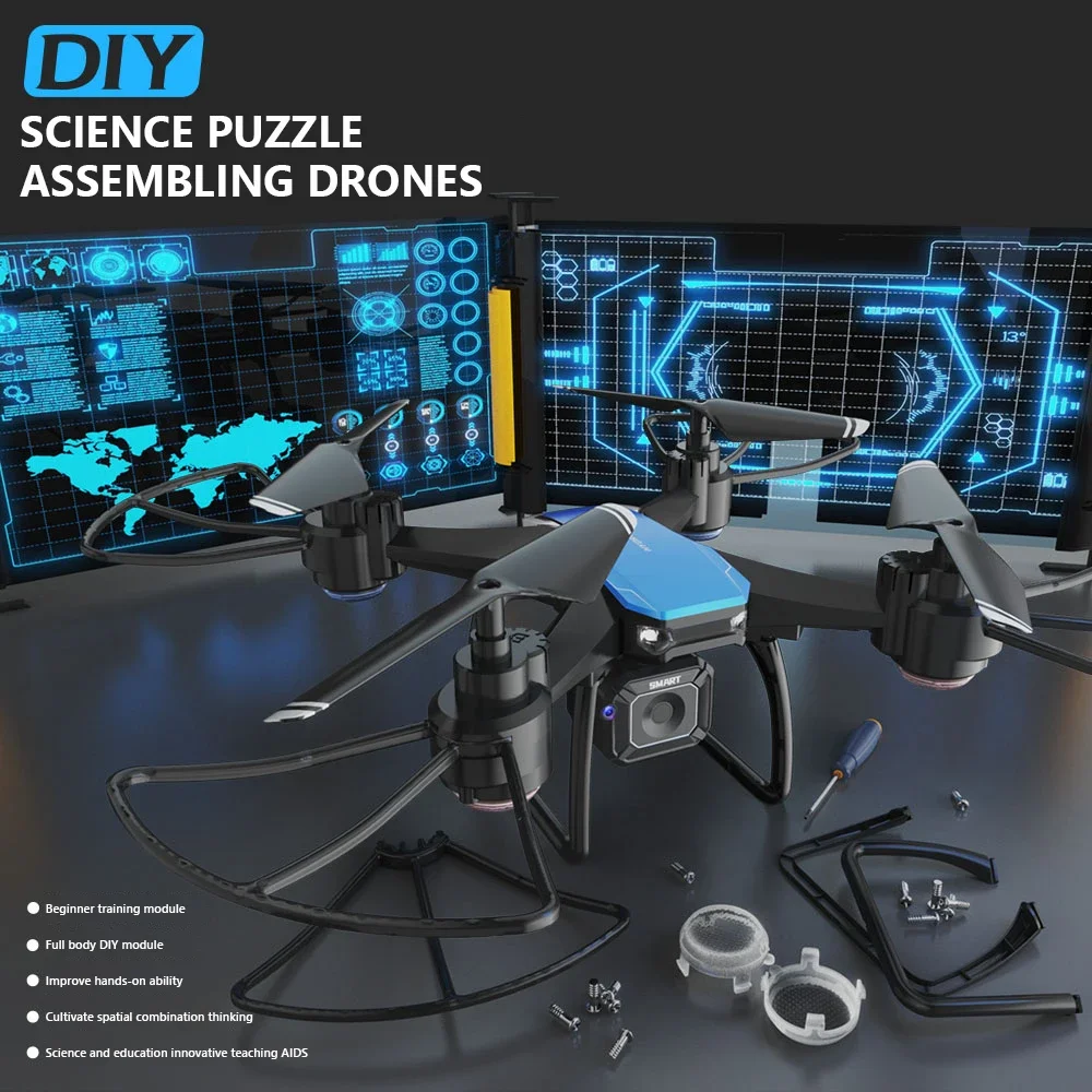 JJRC H108 DIY Teaching Assembl - đánh giá và giá Drone Camera Hd
