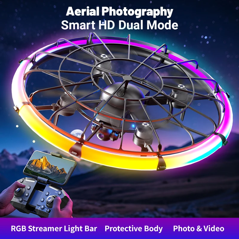 JJRC H145 UFO RC Drone with Du - đánh giá và giá Drone Camera Hd