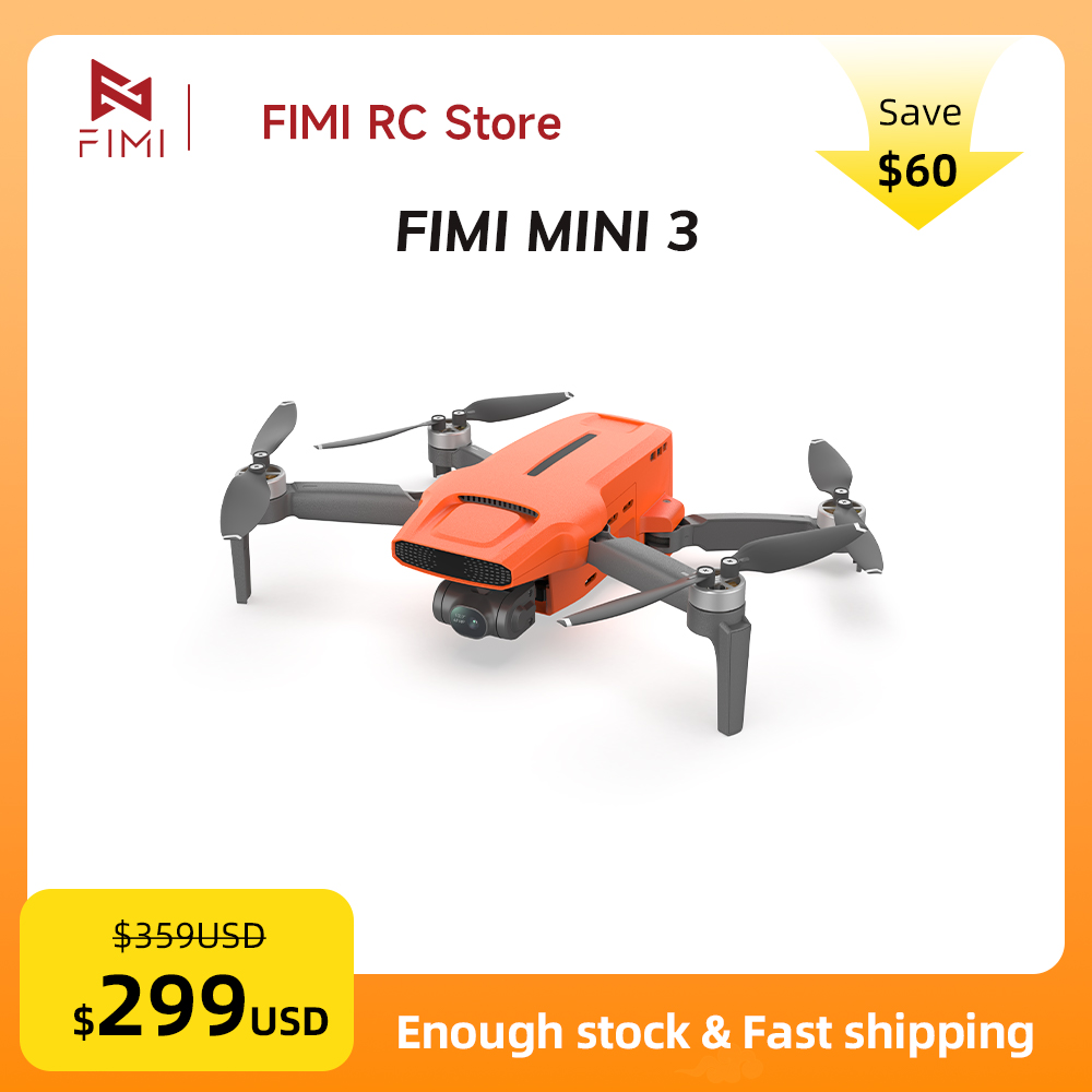 FIMI MINI 3 Camere Drone 4K 60 - đánh giá và giá Drone Camera Hd