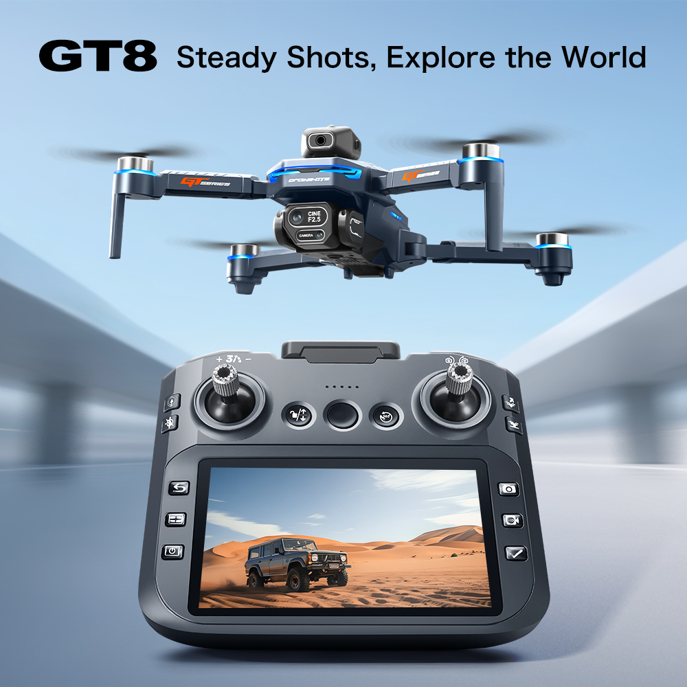 GT8 Obstacle Avoidance Aerial  - đánh giá và giá Drone Camera Hd
